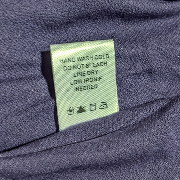 Grape Lilac Purple Top Floral Lace Collar - Picture 9 of 9